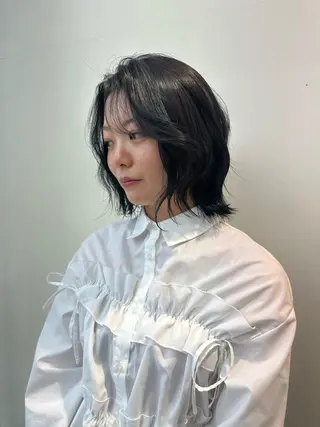 ミディアム カラー 大須/酸性ストレート 木場 健斗🌳のヘアスタイル