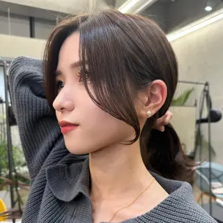 ロング カラー SALOWIN原宿AROA店所属・顔まわり神カット✂︎ 齋藤雄大【表参道】のヘアスタイル