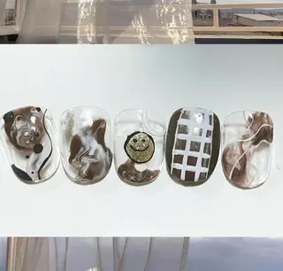 ネイル 栗田 ゆう子のネイルデザイン