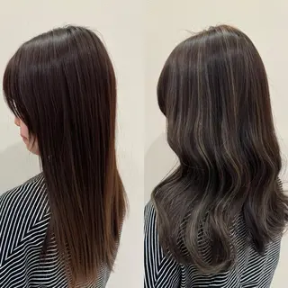 セミロング カラー TELA HAIRのヘアスタイル