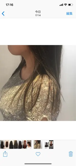 ロング GO TODAY SHAIR SALON 梅田NU茶屋町店所属・田中成美/レイヤー カット/透明感カラーのヘアスタイル