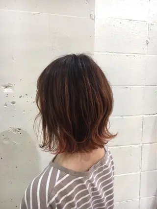 ミディアム 池袋/透明感カラー 🎀Yuri🎀のヘアスタイル