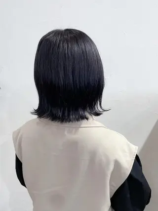 ミディアム カラー soin by poshのヘアスタイル