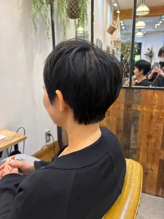 ショート ショートカット いちば　ゆなのヘアスタイル