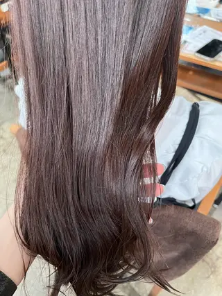 ロング 顔まわりカット/ 艶感カラー/sikiのヘアスタイル