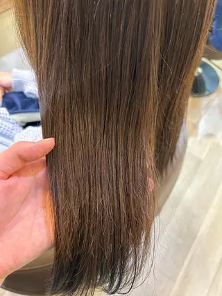 ロング カラー カツキ/GARTE 代官山のヘアスタイル