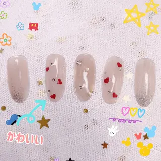 ネイル CC NaNa ワンホンネイル🌙Nのネイルデザイン