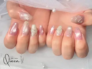 ネイル Queen nail 北堀江 ASUKAのネイルデザイン