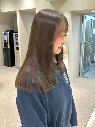 ロング カラー Luce横浜店所属・yuu 🪴 透明感 カラー/メンズパーマのヘアスタイル