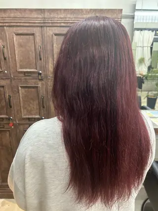 ロング オリーブ/ ナカミネアキナのヘアスタイル