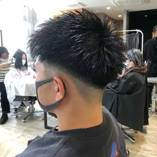 ショート カラー パーマ ヘアアレンジ メンズ キッズ ネイル マツエク・マツパ MODEK's西宮店 マネージャー神道有基のヘアスタイル