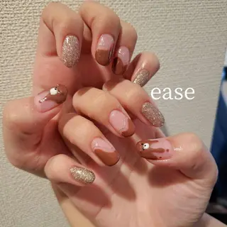 ショート カラー キッズ パーマ ネイル ヘアアレンジ マツエク・マツパ メンズ アイブロウ ChouChou NAILSALONのネイルデザイン