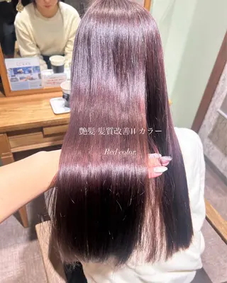 ロング カラー 池田 華怜のヘアスタイル