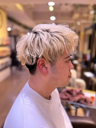 ショート カラー メンズ modeK's朋生/ 似合わせカット🫧のヘアスタイル