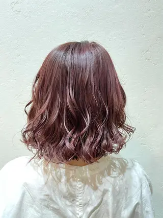 ミディアム 齋藤 結愛のヘアスタイル