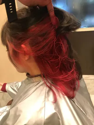 ミディアム カラー パーマ 🫧代表/新宿駅近/ 限定価格🫧田辺貴裕のヘアスタイル