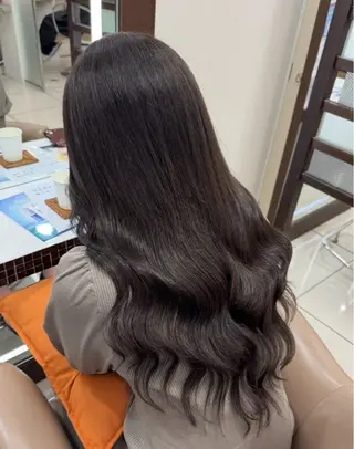 ロング カラー 夏休み限定クーポン シールエクステ💖のヘアスタイル