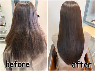 セミロング 🍊髪質改善🍊縮毛 矯正🍊濱野紗奈🍊のヘアスタイル