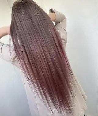 カラー ブリーチ毛縮毛矯正 👑山口のヘアスタイル