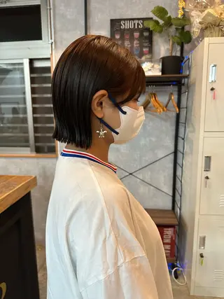 ショート C’LD hair produce /シールドヘア所属・モテ髪/ボブ/ショー ト/アダチフウトのヘアスタイル