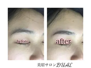 ショート ミディアム セミロング ロング カラー パーマ ヘアアレンジ ネイル マツエク・マツパ 眉毛サロン DUAL 恵比寿の眉毛・アイブロウイメージ