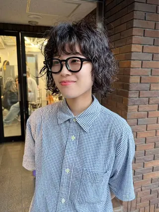 ミディアム パーマ code+lim所属・平沼 祐哉/パーマのヘアスタイル