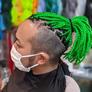 メンズ セミロング scamp ★のヘアスタイル