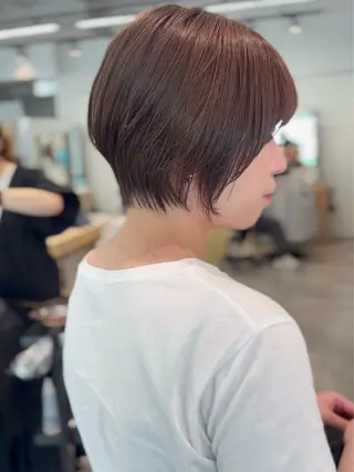 ショート 艶カラー/ 鎌倉　アズサのヘアスタイル