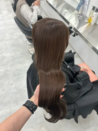カラー 透ける透明感カラー 🩶anju🪽ྀིのヘアスタイル