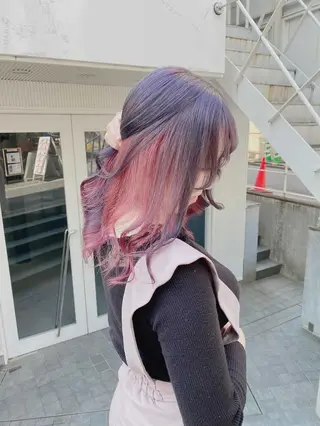 ミディアム カラー ガーリーヘア 🎀 Rika 🫧のヘアスタイル