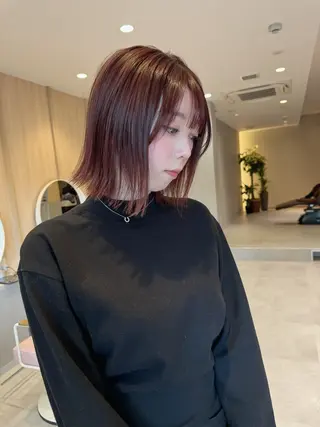 ミディアム カラー ✂️似合わせの魔術師 石田一樹✂️のヘアスタイル