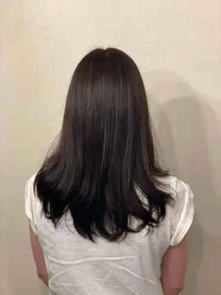 セミロング 髪質改善　field チカモリ　ヒカルのヘアスタイル