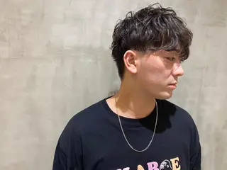 パーマ メンズ 鈴木 美紅のヘアスタイル