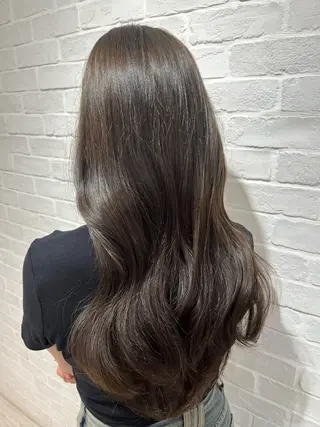 ロング カラー 【韓国ヘア×透明感 カラー】笹谷 莉未のヘアスタイル