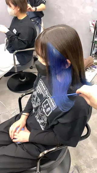 ミディアム 派手髪支持率No1 Eisukeのヘアスタイル