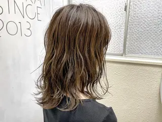 ミディアム カラー OAK溝の口 𖠋SHINYAのヘアスタイル