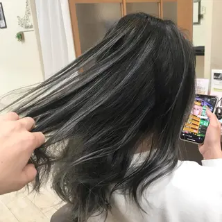 ロング カラー Lien 深井店のヘアスタイル
