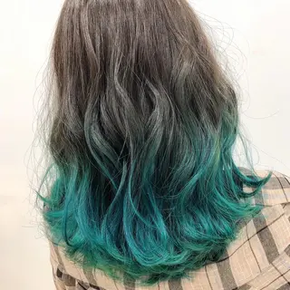 ミディアム カラー 佐々木 好乃のヘアスタイル
