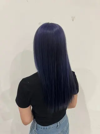 ロング 徳 和覇のヘアスタイル