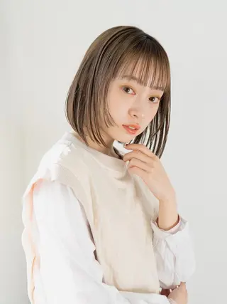 ミディアム カラー "オトナ髪”/ LAKA TOCCAのヘアスタイル