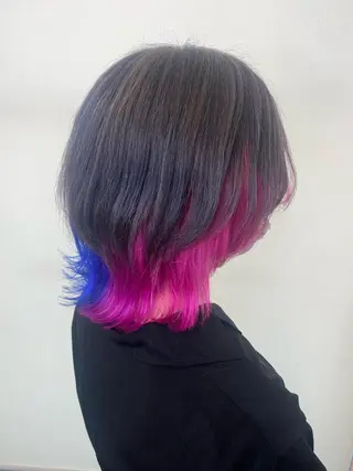 ミディアム カラー ✴︎ヒラガカナ✴︎ ECLAT HAIRのヘアスタイル