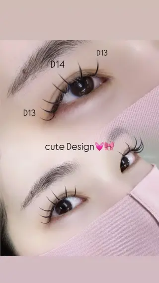 マツエク・マツパ MELL KONATSUのマツエク・マツパデザイン