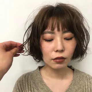ショート パーマ stand所属・ニュアンスヘア🌔 nanakoのヘアスタイル