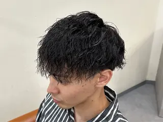 ショート パーマ ヘアアレンジ メンズ 梅田/メンズパーマ /短髪/田中崇奨のヘアスタイル