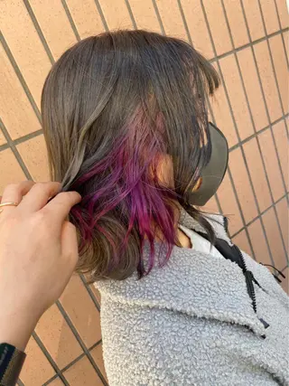 カラー 橋本 茉保のヘアスタイル