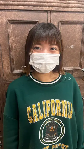 ショート 髪質改善 / 透明感 カラー / 冨成のヘアスタイル