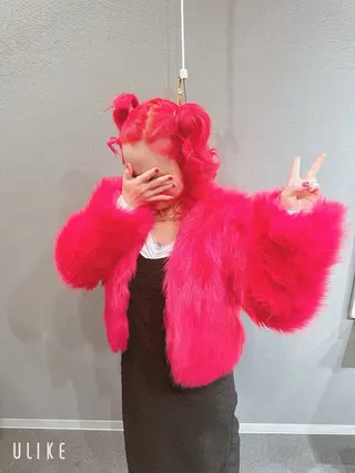 セミロング カラー K Harukaのヘアスタイル