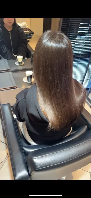 ロング 落合智登世🌀トリー トメントモデル募集中のヘアスタイル