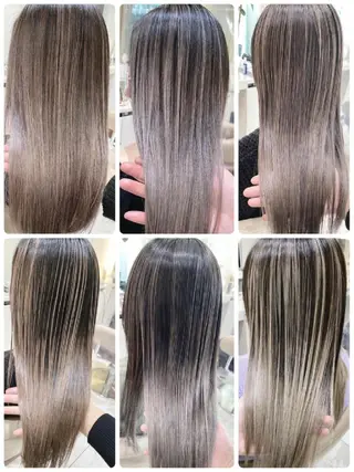 ロング カラー ＡＳＨ 大宮のヘアスタイル