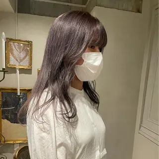 セミロング 原 菜帆のヘアスタイル